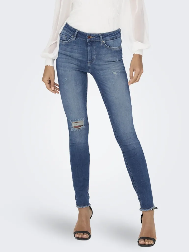 ONLBLUSH MID SK AK RW DT DNM REA221 NOOS dark medium blue denim