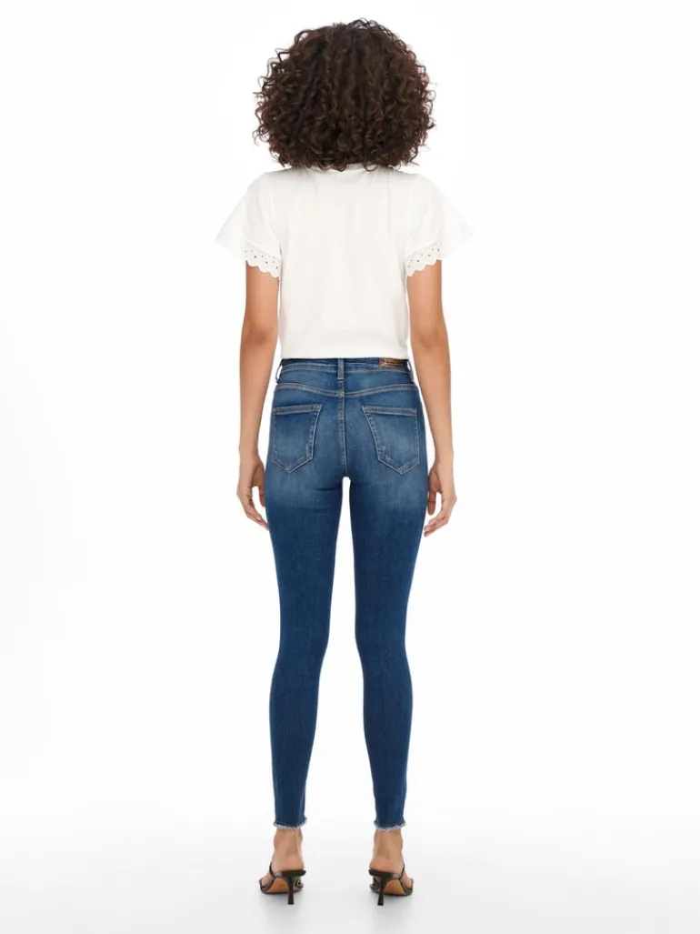 ONLBLUSH MID SK AK RW DT DNM REA221 NOOS dark medium blue denim