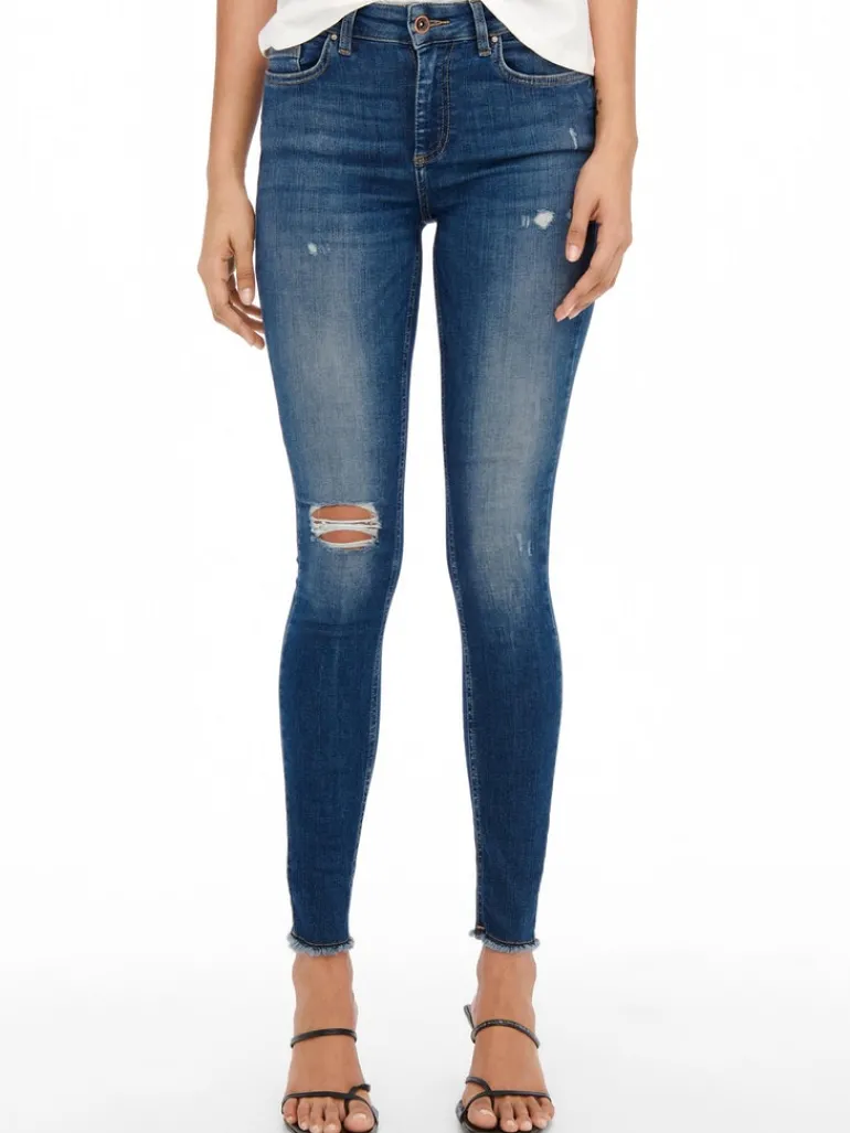 ONLBLUSH MID SK AK RW DT DNM REA221 NOOS dark medium blue denim