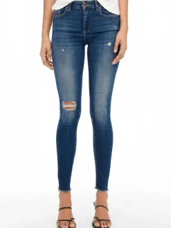 ONLBLUSH MID SK AK RW DT DNM REA221 NOOS dark medium blue denim