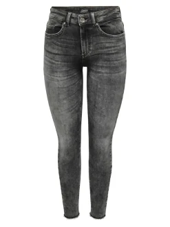 ONLBLUSH MID SK ANKLE RW DNM DOT227 NOOS dark grey denim