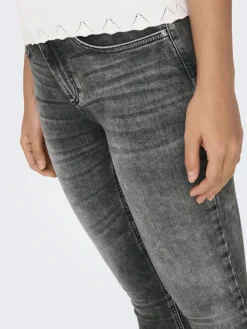 ONLBLUSH MID SK ANKLE RW DNM DOT227 NOOS dark grey denim