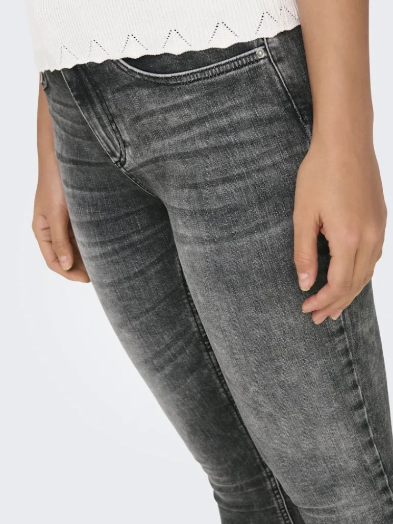 ONLBLUSH MID SK ANKLE RW DNM DOT227 NOOS dark grey denim