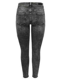 ONLBLUSH MID SK ANKLE RW DNM DOT227 NOOS dark grey denim