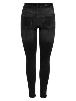 ONLBLUSH MID SK ANK RW DNM REA1099 NOOS black denim