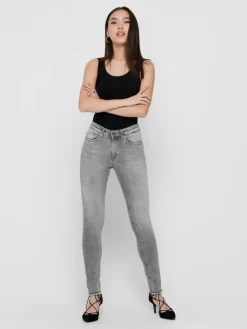 ONLBLUSH MID SK ANK RW DNM REA0918 NOOS grey denim