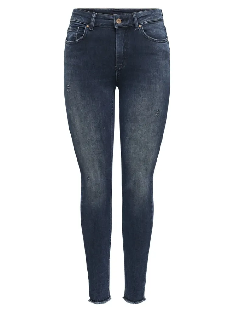 ONLBLUSH MID SK ANK RW DNM REA409 NOOS blue black denim
