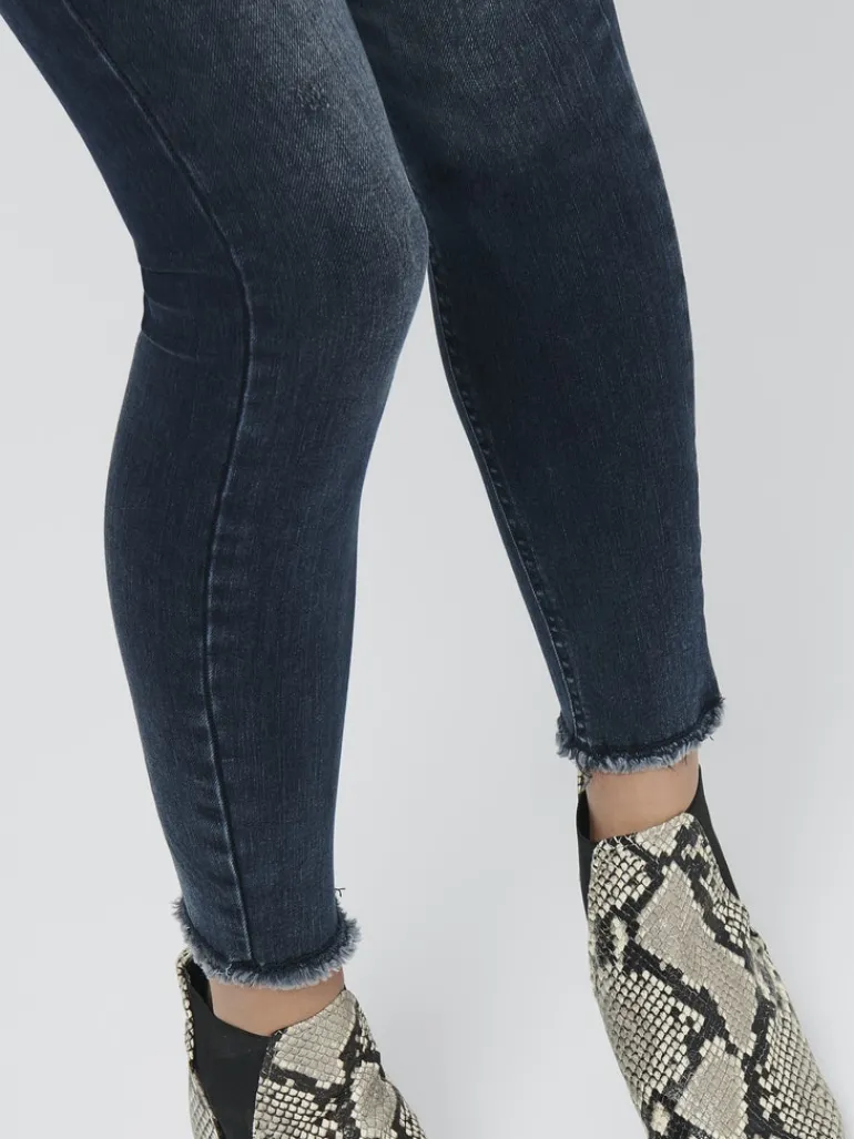 ONLBLUSH MID SK ANK RW DNM REA409 NOOS blue black denim