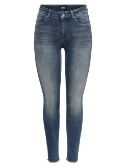 ONLBLUSH MID SK ANK RW DNM REA422 NOOS special blue grey denim