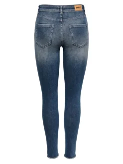 ONLBLUSH MID SK ANK RW DNM REA422 NOOS special blue grey denim