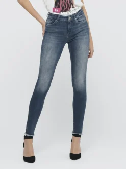 ONLBLUSH MID SK ANK RW DNM REA422 NOOS special blue grey denim
