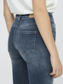 ONLBLUSH MID SK ANK RW DNM REA422 NOOS special blue grey denim