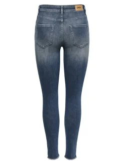 ONLBLUSH MID SK ANK RW DNM REA422 NOOS special blue grey denim