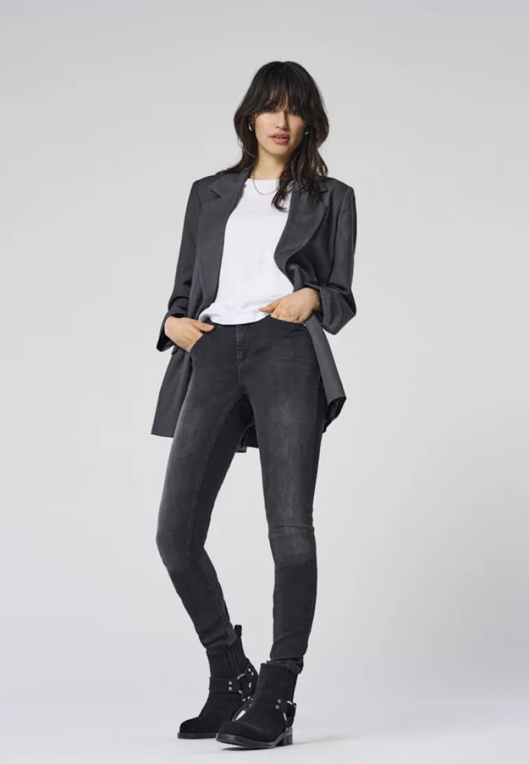 ONLBLUSH MID SK DNM REA1099 NOOS black denim