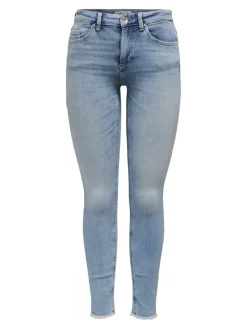 ONLBLUSH MID SKIN ANK RW DNM CRO349 NOOS light medium blue denim
