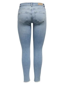 ONLBLUSH MID SKIN ANK RW DNM CRO349 NOOS light medium blue denim