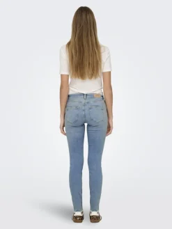 ONLBLUSH MID SKIN ANK RW DNM CRO349 NOOS light medium blue denim