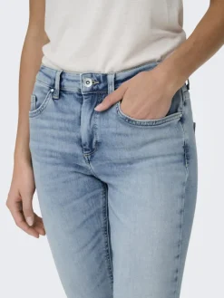 ONLBLUSH MID SKIN ANK RW DNM CRO349 NOOS light medium blue denim