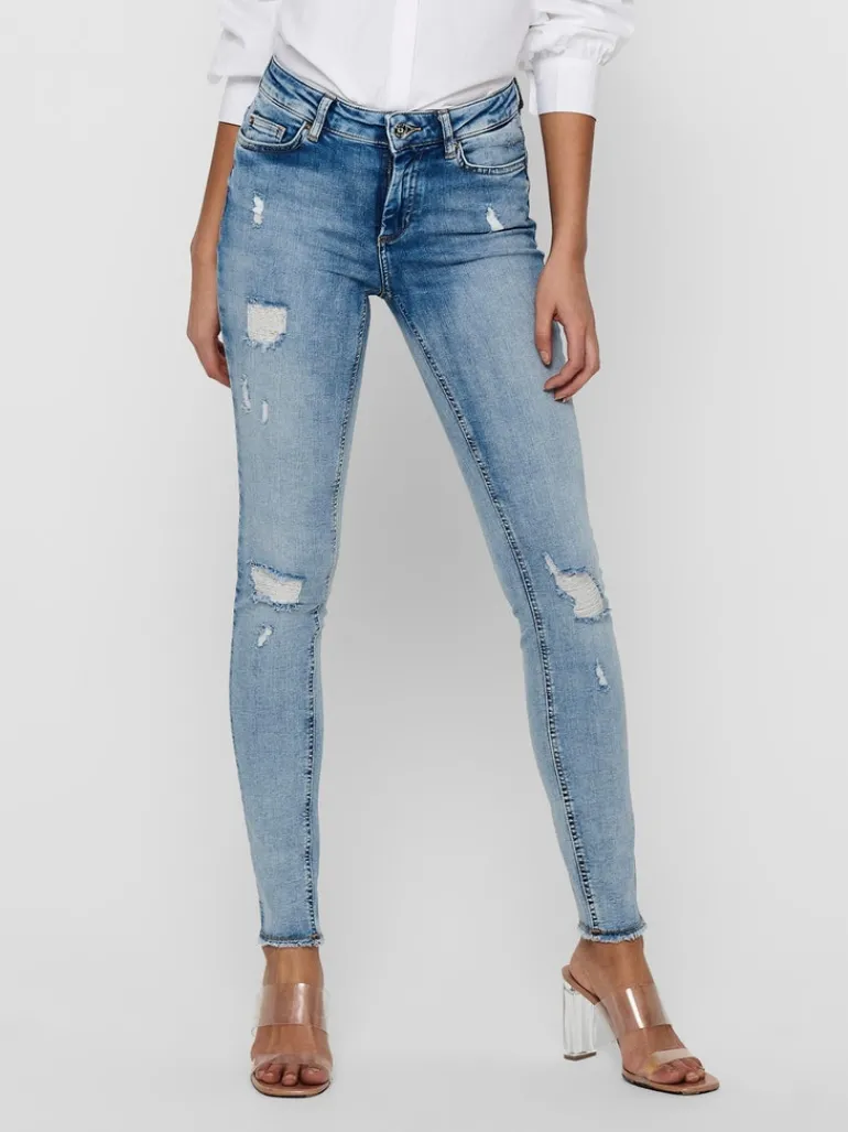 ONLBLUSH MID SK RW AK DT DNM REA213 NOOS light blue denim