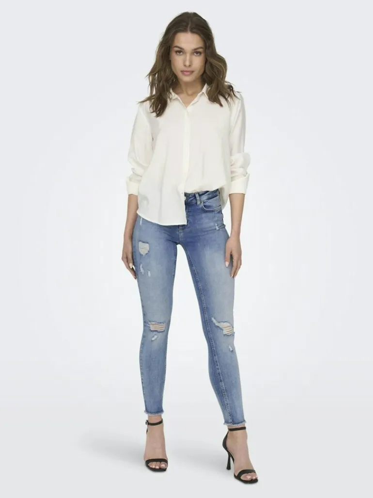 ONLBLUSH MID SK RW AK DT DNM REA213 NOOS light blue denim