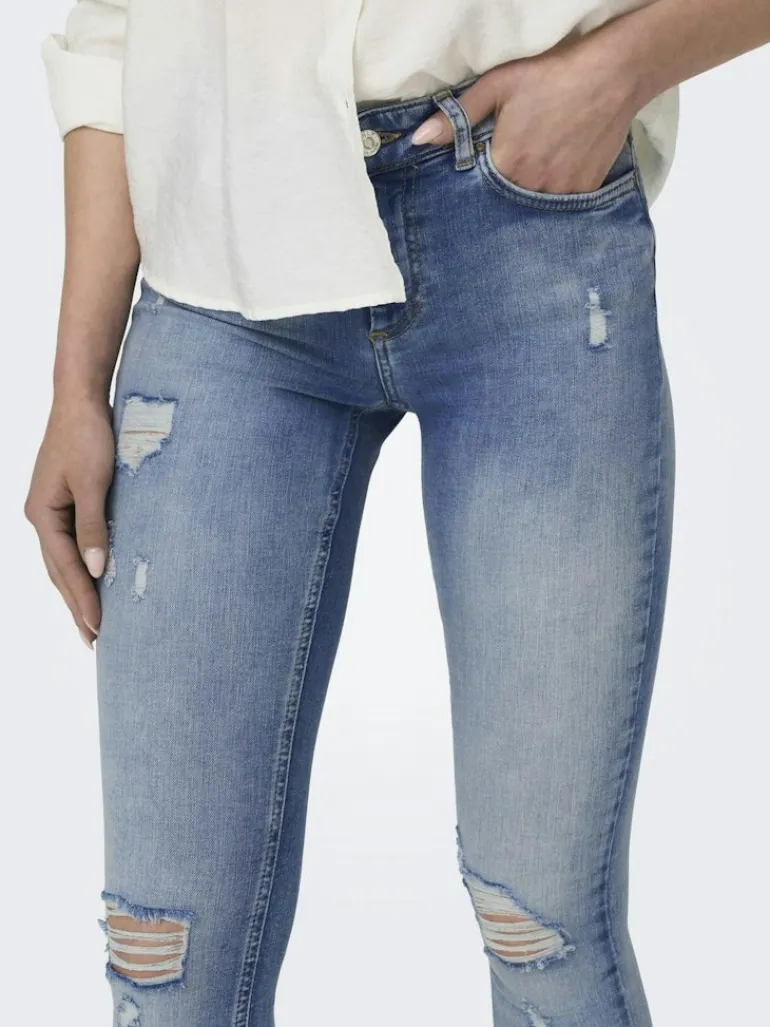 ONLBLUSH MID SK RW AK DT DNM REA213 NOOS light blue denim