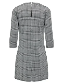 ONLBRILLIANT 3/4 CHECK DRESS JRS black