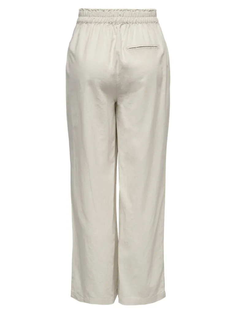 ONLBRUXELLES HW LINEN BLEN PANT PNT NOOS moonbeam