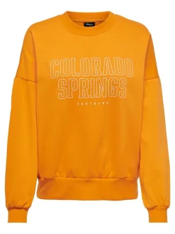 ONLCALLIE L/S O-NECK BOX SWT apricot