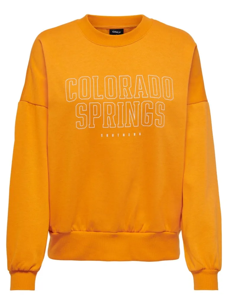 ONLCALLIE L/S O-NECK BOX SWT apricot