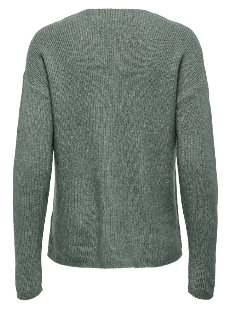 ONLCAMILLA V-NECK L/S PULLOVER KNT NOOS laurel wreath