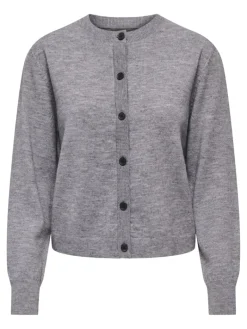ONLCAMILLE BASIC L/S CARDIGAN KNT NOOS medium grey melange