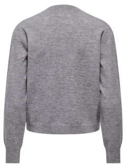 ONLCAMILLE BASIC L/S CARDIGAN KNT NOOS medium grey melange