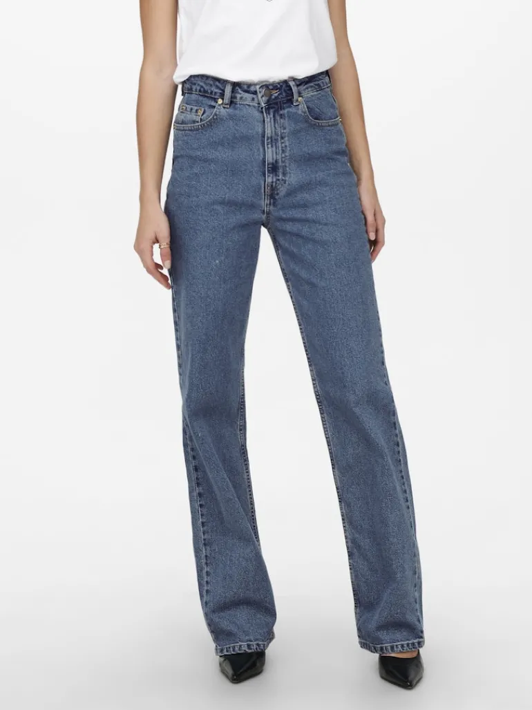 ONLCAMILLE EX HW WIDE DNM NOOS medium blue denim