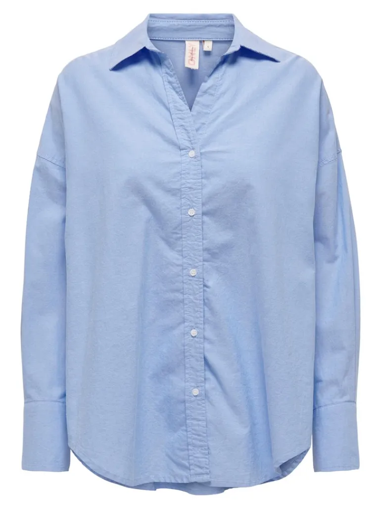 ONLCARIA LS LOOSE SHIRT WVN light blue denim