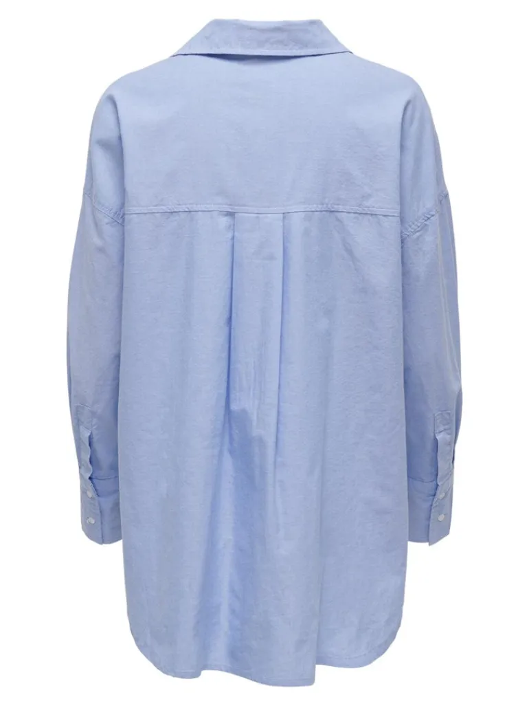 ONLCARIA LS LOOSE SHIRT WVN light blue denim