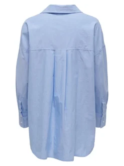 ONLCARIA LS LOOSE SHIRT WVN light blue denim