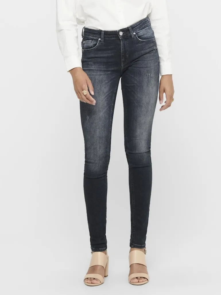 ONLCARMEN LIFE REG SKINNY BB REA282A blue black denim