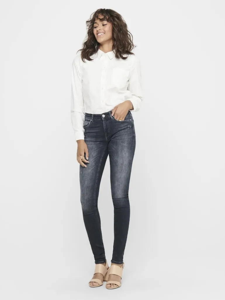 ONLCARMEN LIFE REG SKINNY BB REA282A blue black denim