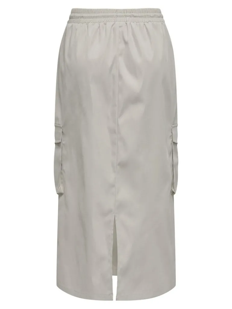 ONLCASHI CARGO LONG SKIRT WVN NOOS chateau gray