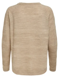 ONLCAVIAR LS PULLOVER CS KNT humus