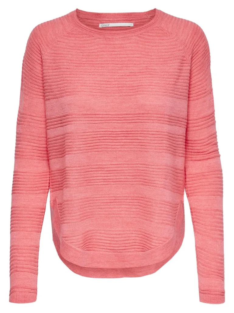 ONLCAVIAR LS PULLOVER CS KNT tea rose