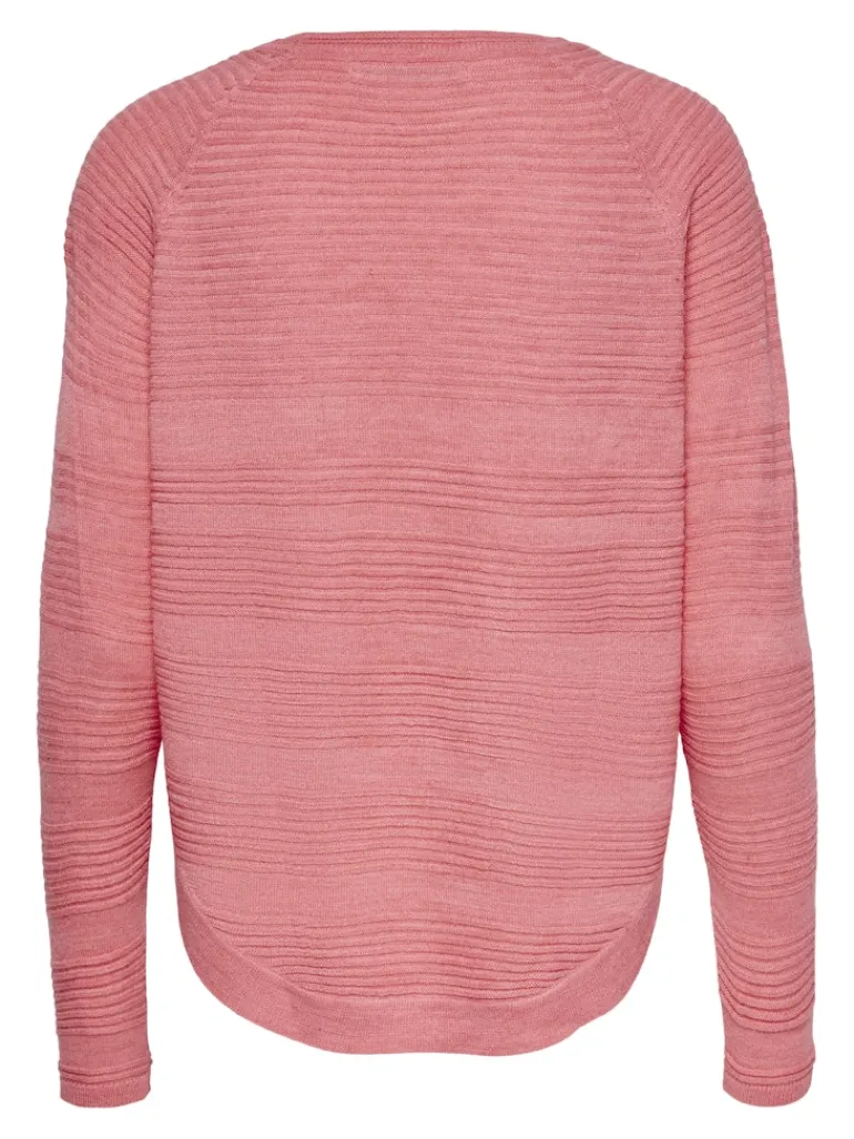ONLCAVIAR LS PULLOVER CS KNT tea rose