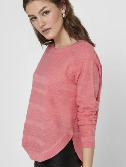 ONLCAVIAR LS PULLOVER CS KNT tea rose