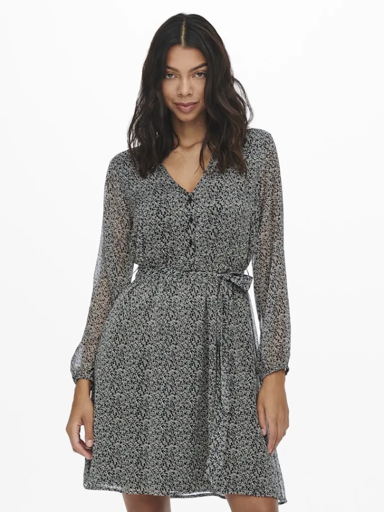 ONLCERA LIFE 3/4 SHORT DRESS WVN NOOS black 10