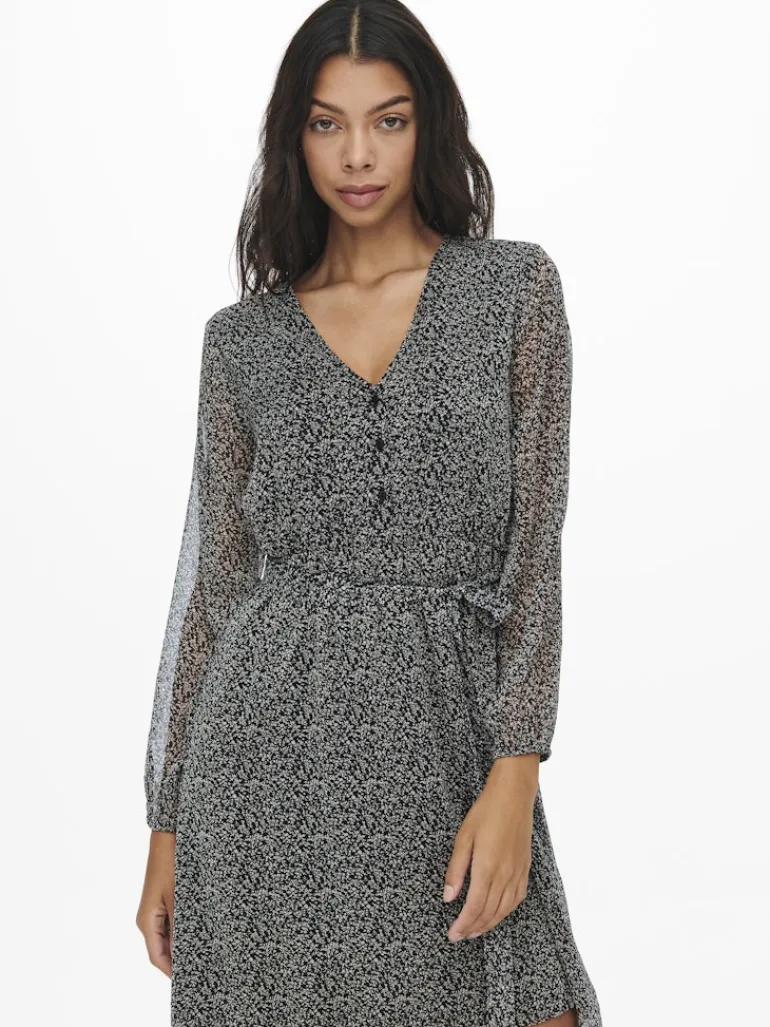 ONLCERA LIFE 3/4 SHORT DRESS WVN NOOS black 10