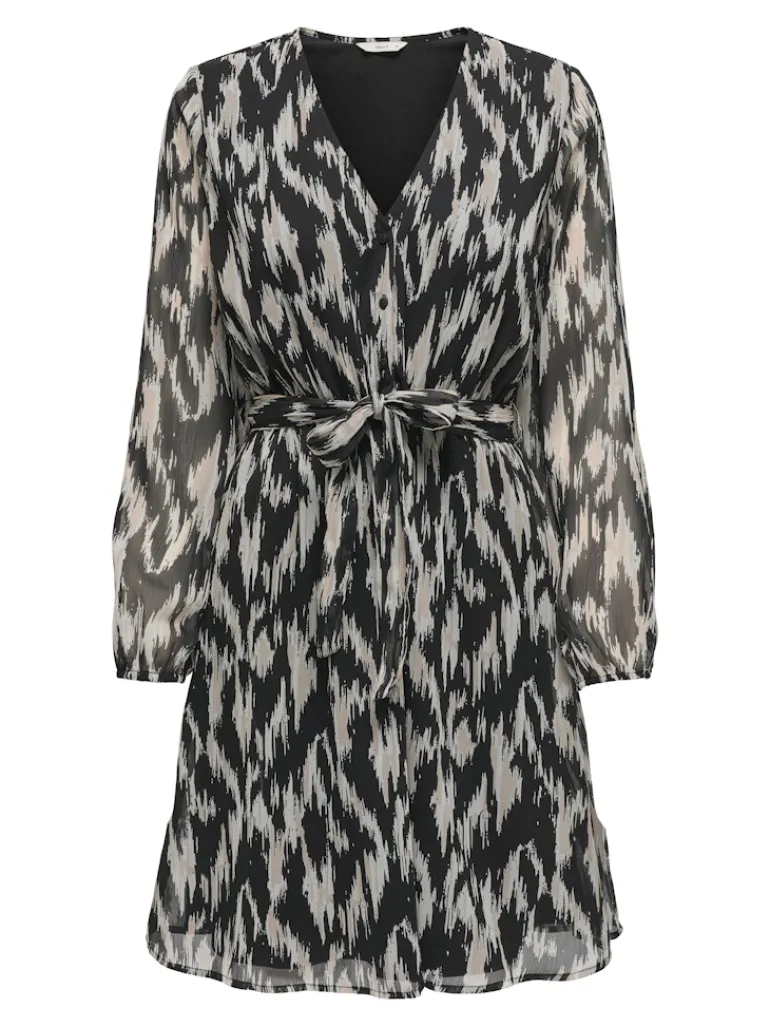 ONLCERA LIFE 3/4 SHORT DRESS WVN NOOS black10