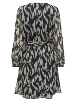 ONLCERA LIFE 3/4 SHORT DRESS WVN NOOS black10