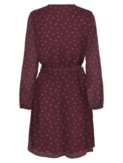 ONLCERA LIFE 3/4 SHORT DRESS WVN NOOS windsor wine