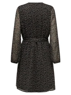 ONLCERA LIFE 3/4 SHORT DRESS WVN NOOS schwarz4