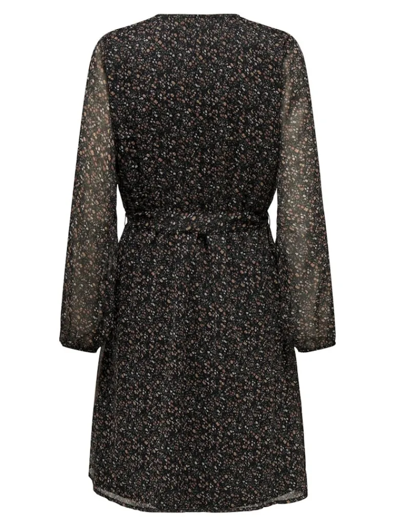 ONLCERA LIFE 3/4 SHORT DRESS WVN NOOS schwarz4